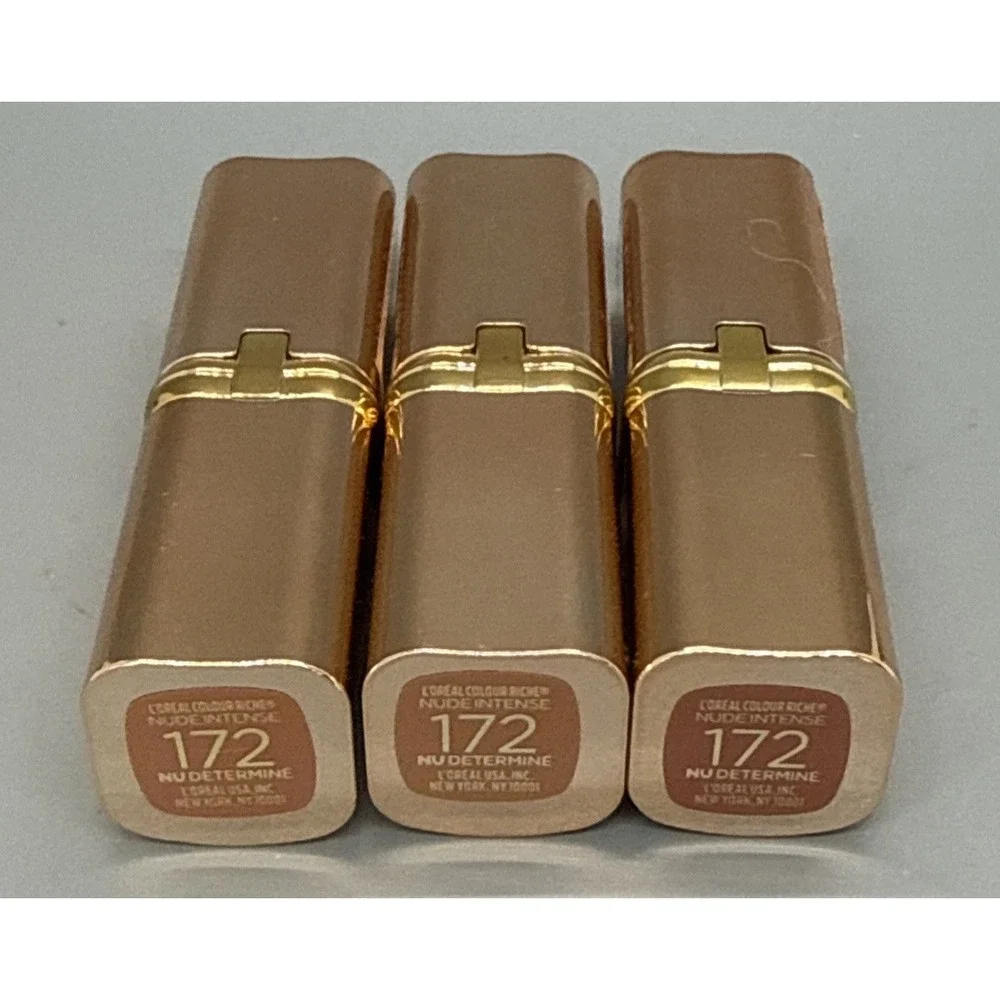 (3) Loreal Colour Riche Lipstick New In Packaging 0.13 oz 184 - Nu Artistique